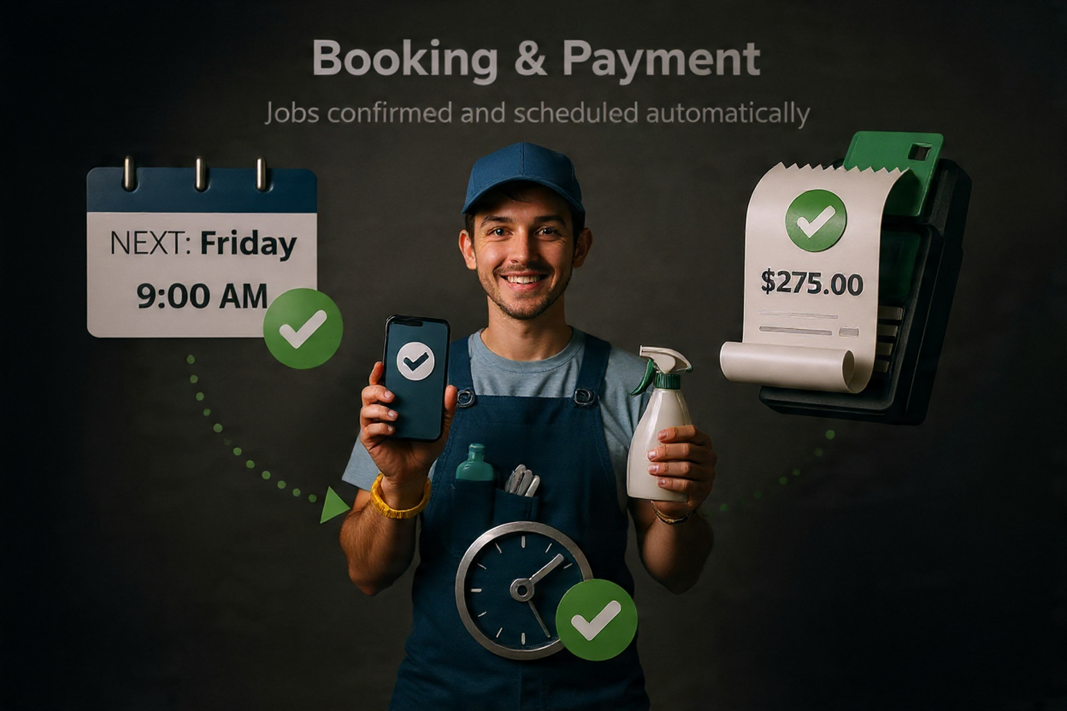 Booking and payment icon